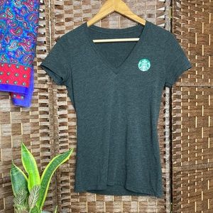 Starbucks V-Neck Tee | Women’s Small